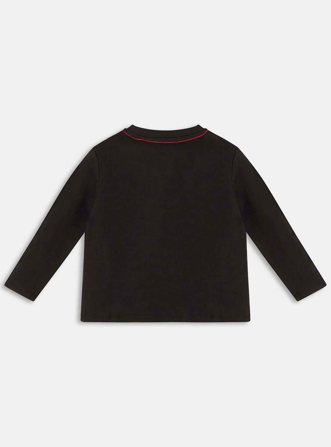 GUESS Little Boys Eco Black Triangle Logo T-Shirt (2-7) N84I24K8HM0 Back View