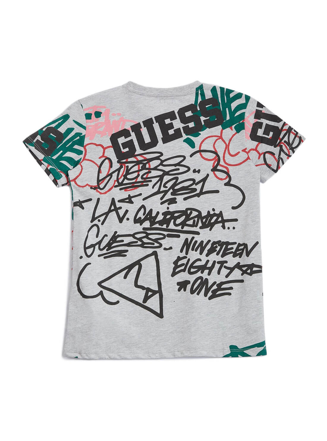  GUESS Big Boys Graffiti Print T-Shirt (7-16) L2RI05K8HM0 Back View