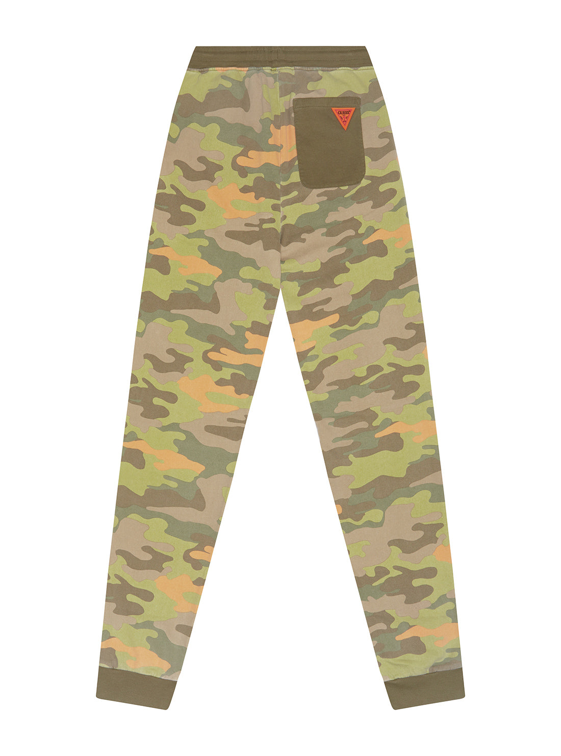 GUESS Big Boy Camo Print Active Pants (7-16) L1BQ11KAD70 Back View