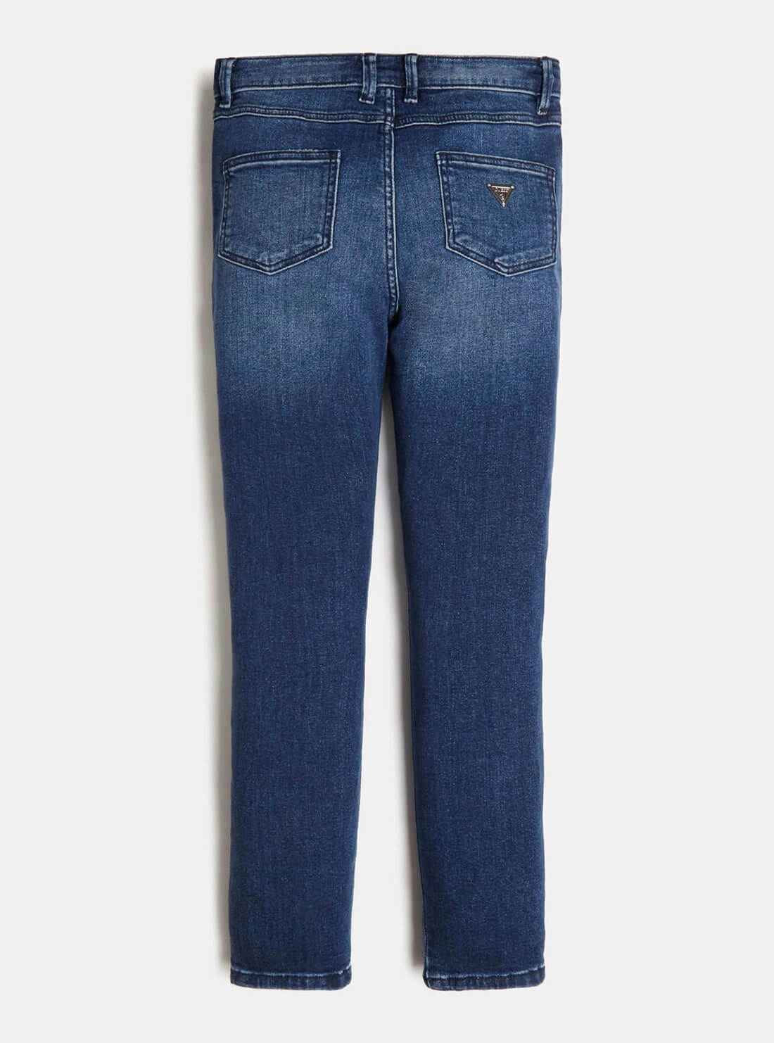 GUESS Big Girls Indigo Star Wash Skinny Denim Jeans (7-16) J2RA00D4M90 Back View