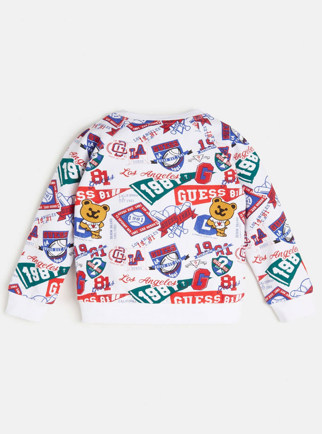 GUESS Little Boys Collage Logo Print Active T-Shirt (2-7) N2RQ03KA6R0 Back View