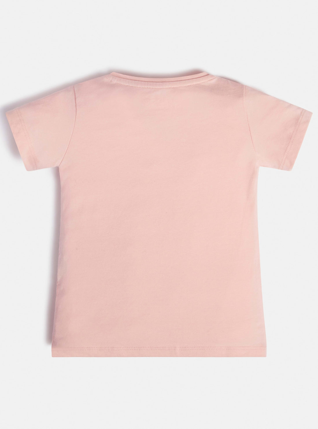 GUESS Kids Pink Heart Guess T-Shirt (2-7) Back View