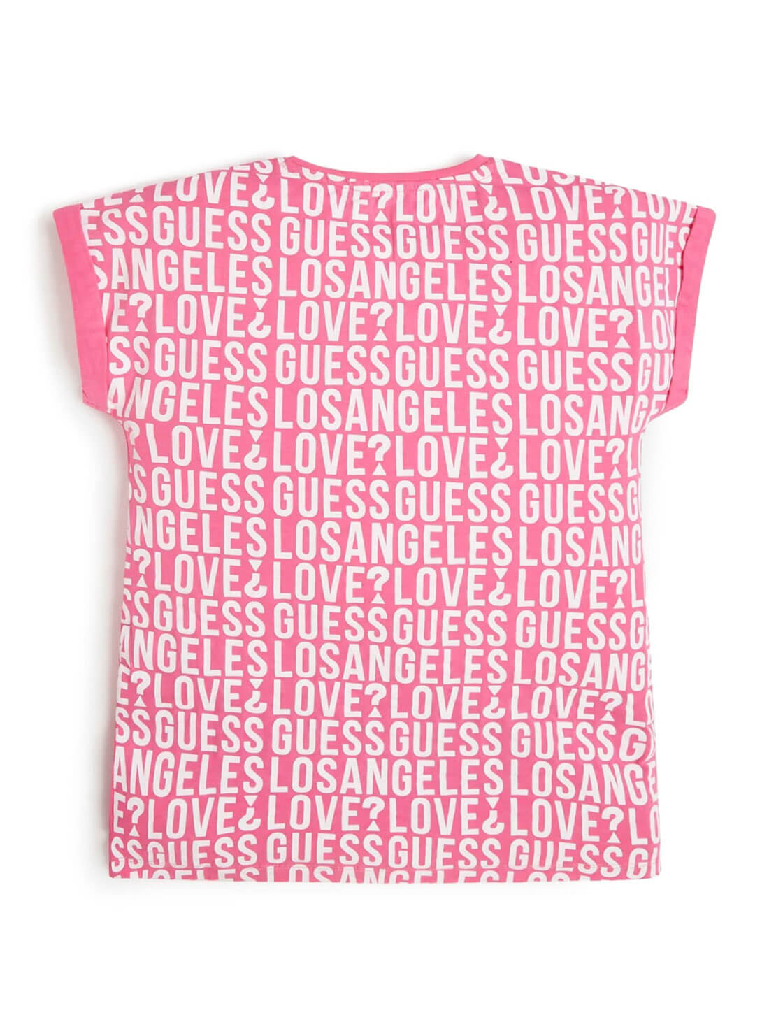 GUESS Big Girls Pink Trip Batwing T-Shirt (7-16) J2RI27K6YW1 Back View