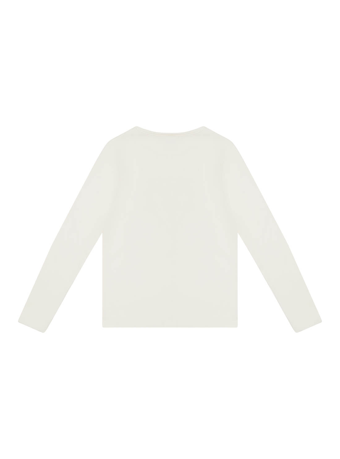 GUESS Kids Salt White Trip Heart Guess Logo T-Shirt (2-7) Back View