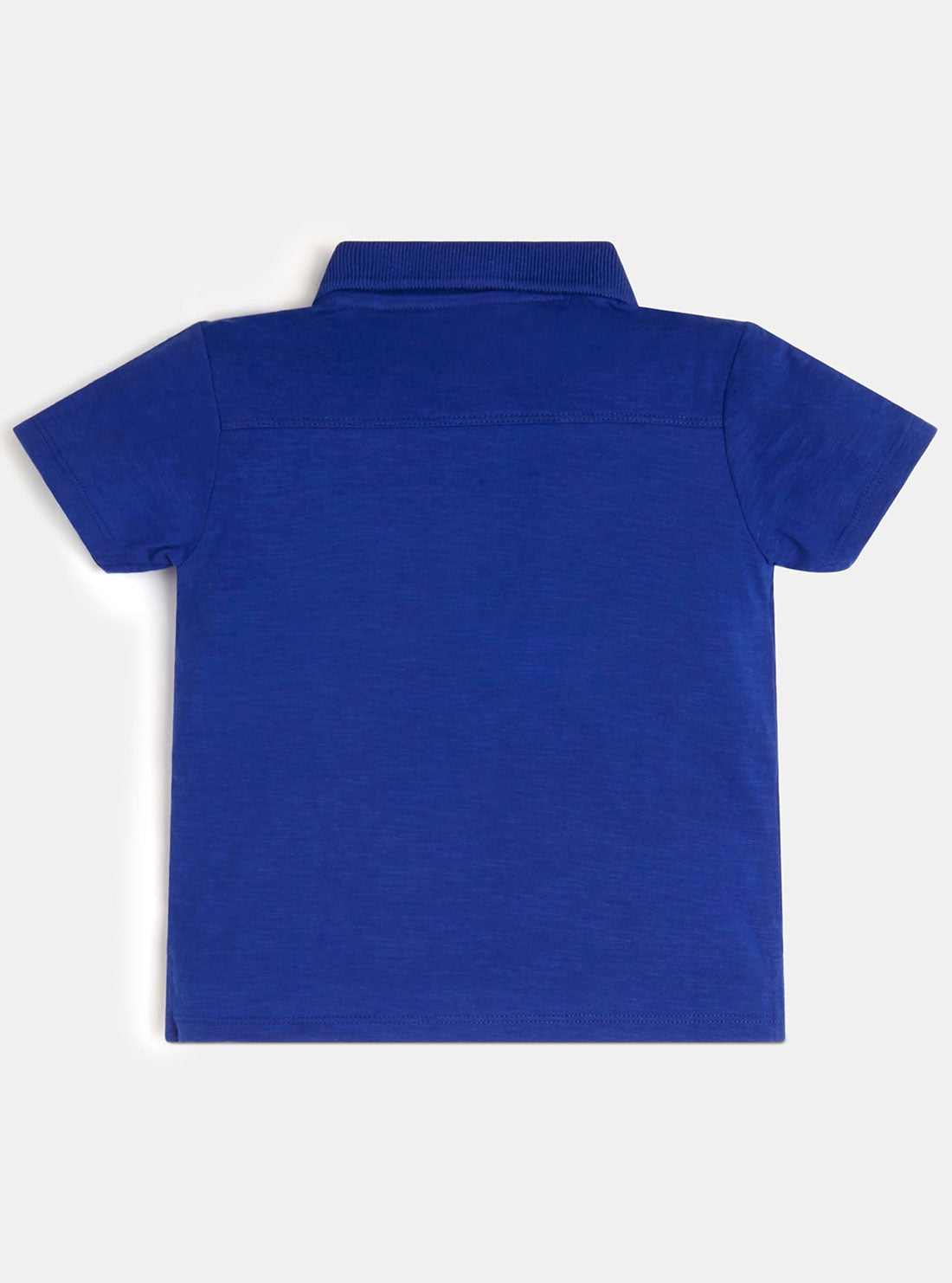 GUESS Little Boys Blue Guess Logo Polo T-Shirt (2-7) N2RP00K6XN1 Back View