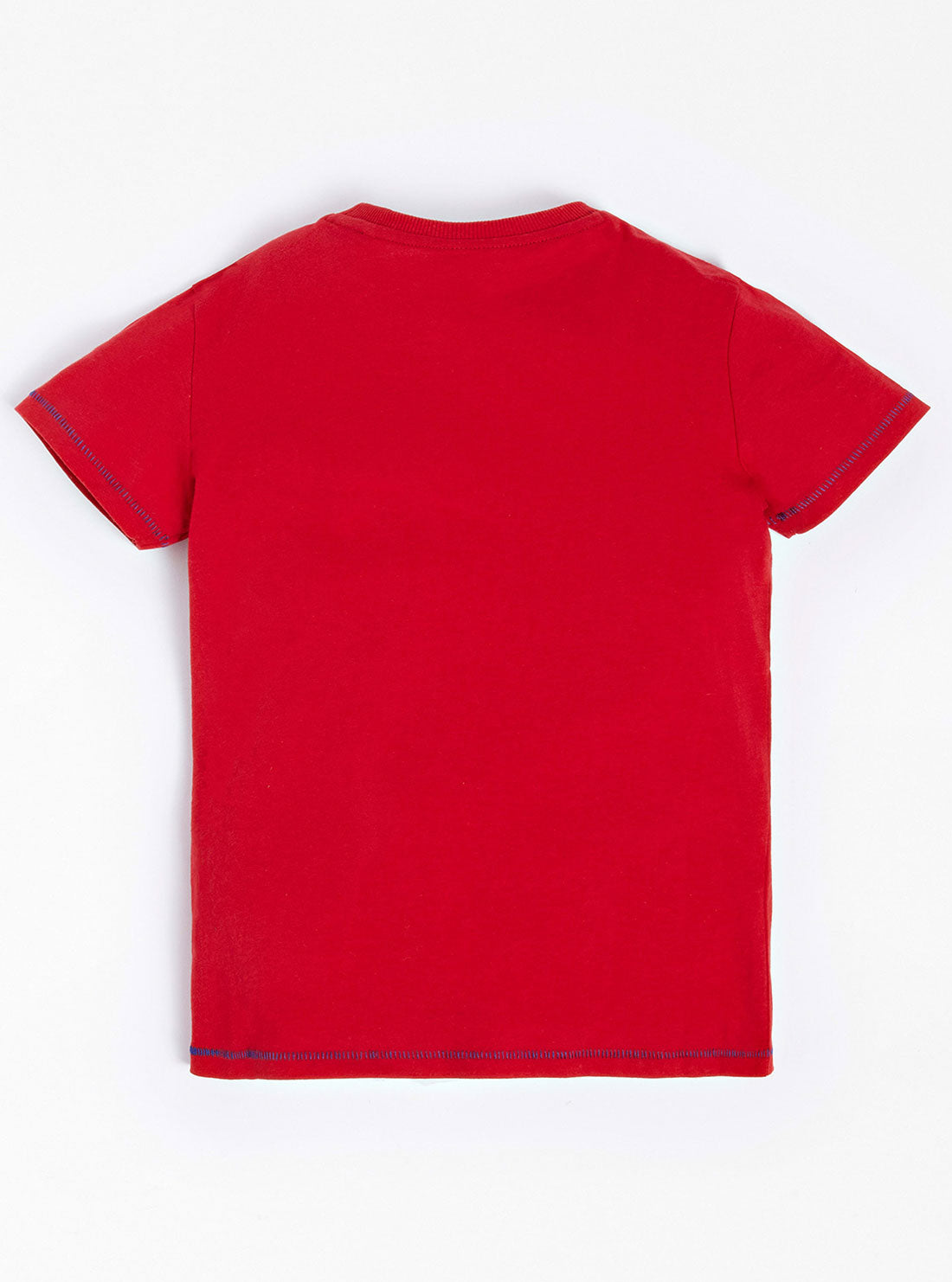 GUESS Little Boys Red American Tradition Logo T-Shirt (2-7) N2RI25K8HM0 Back View