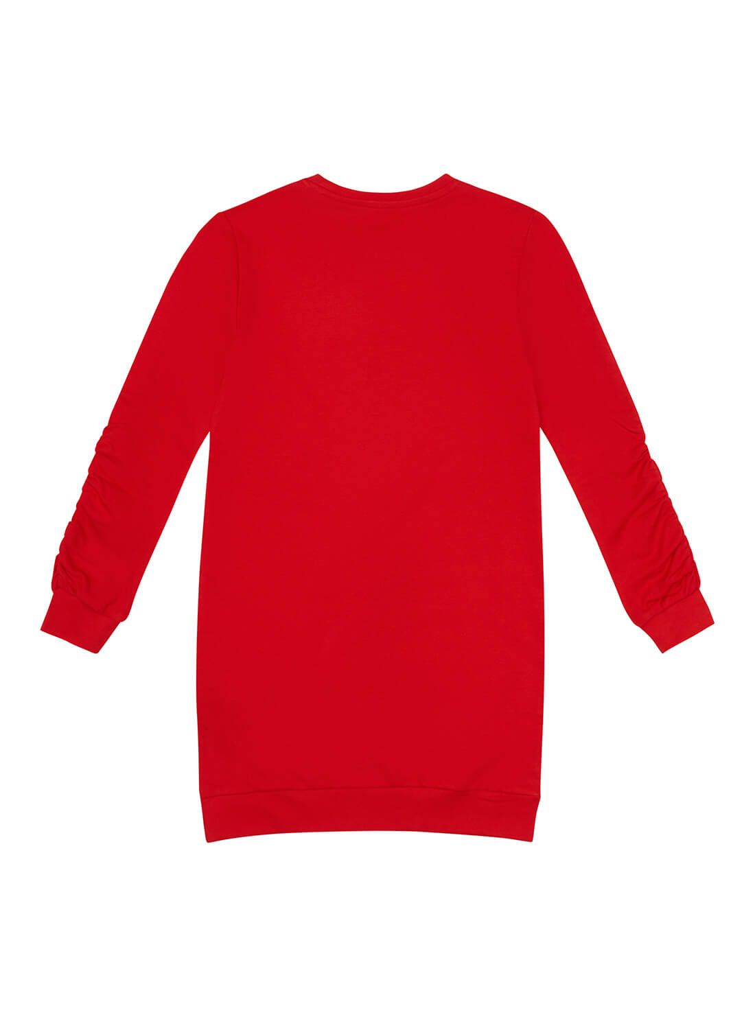 GUESS Little Girl Necessary Red French Terry Dress (2-7) K2RK08KA6R0 Back View