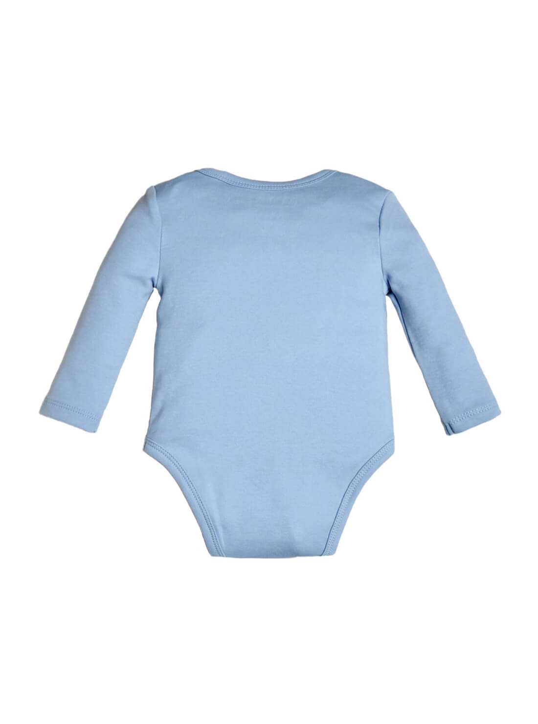 GUESS Baby Frosted Blue Logo Icon Bodysuit (0-12M) H02W01K83S0 Back View