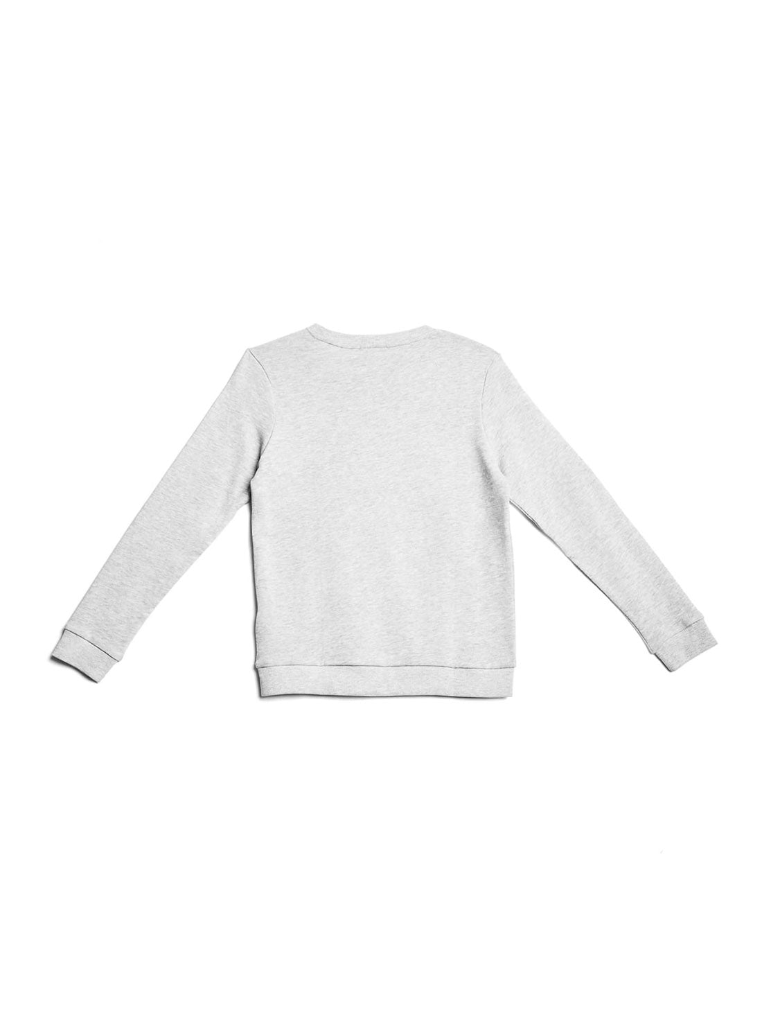 GUESS Big Boys Grey Long Sleeve Fleece Pullover Top (7-16) L73Q09K5WK0 Back View