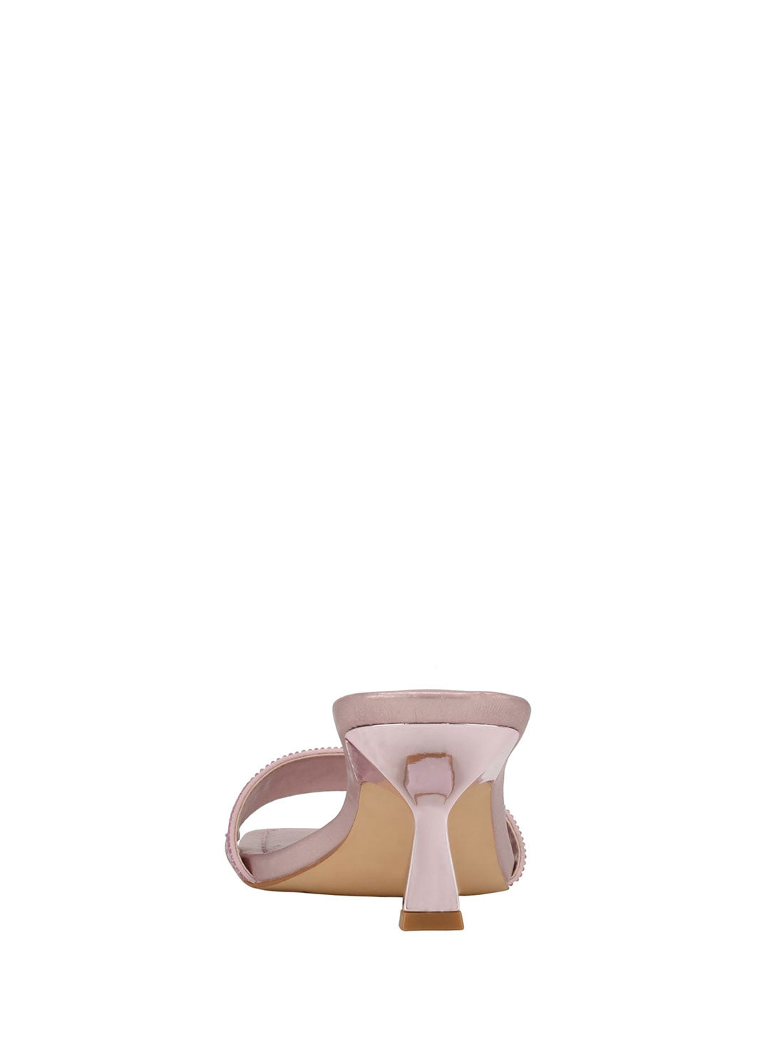 GUESS Womens  Pink Betiane Logo Rhinestone Kitten Heels  BETIANE Back View