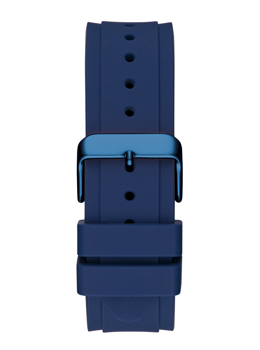 GUESS Men's Blue Legacy Silicone Watch Back View