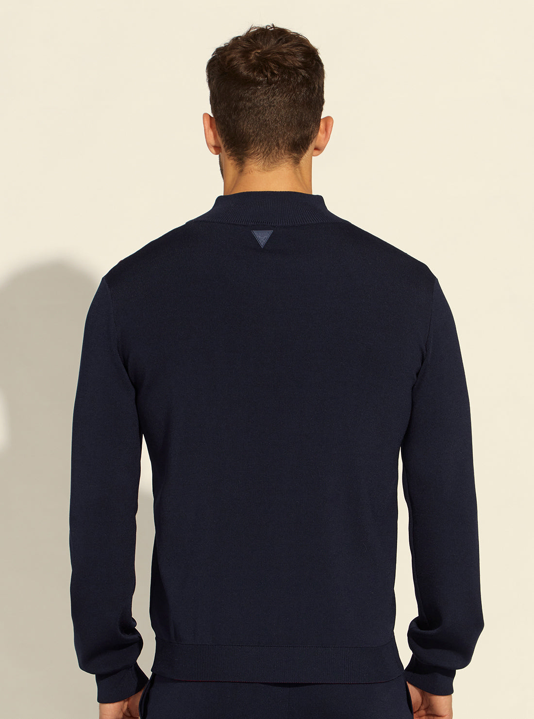 GUESS Mens Blue Anthony Tech Active Jumper Z2RR00ZZ04U Back View