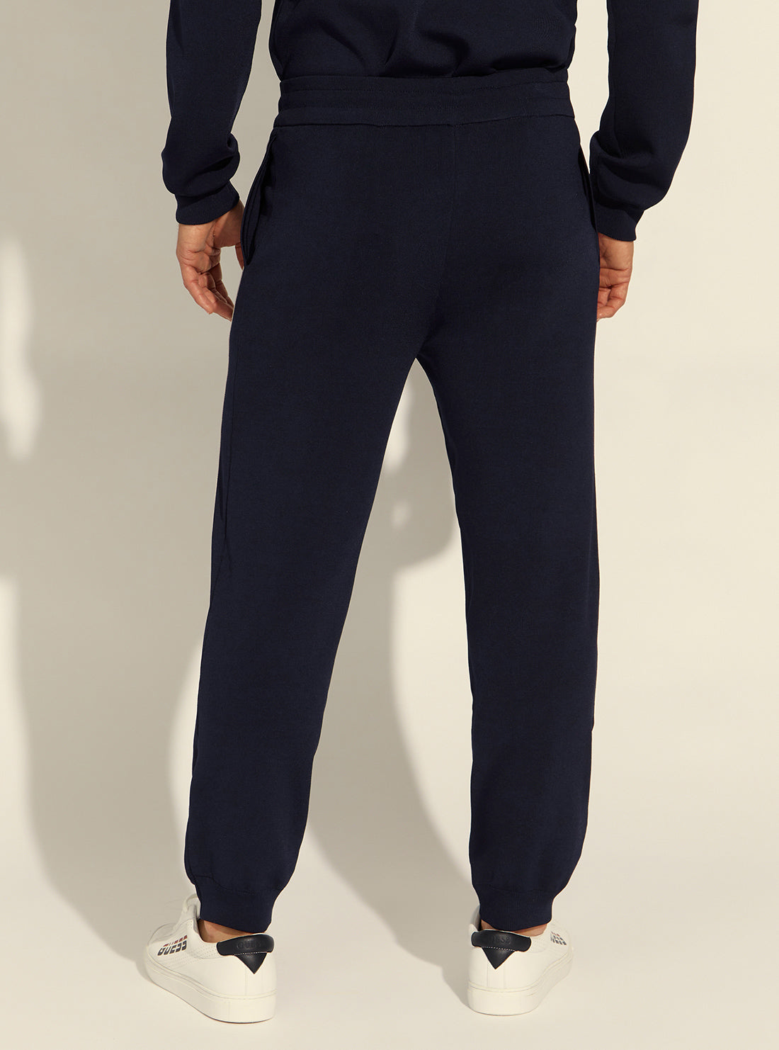 GUESS Mens  Blue Anthony Tech Active Trackpants Z2RB10ZZ04U Back View