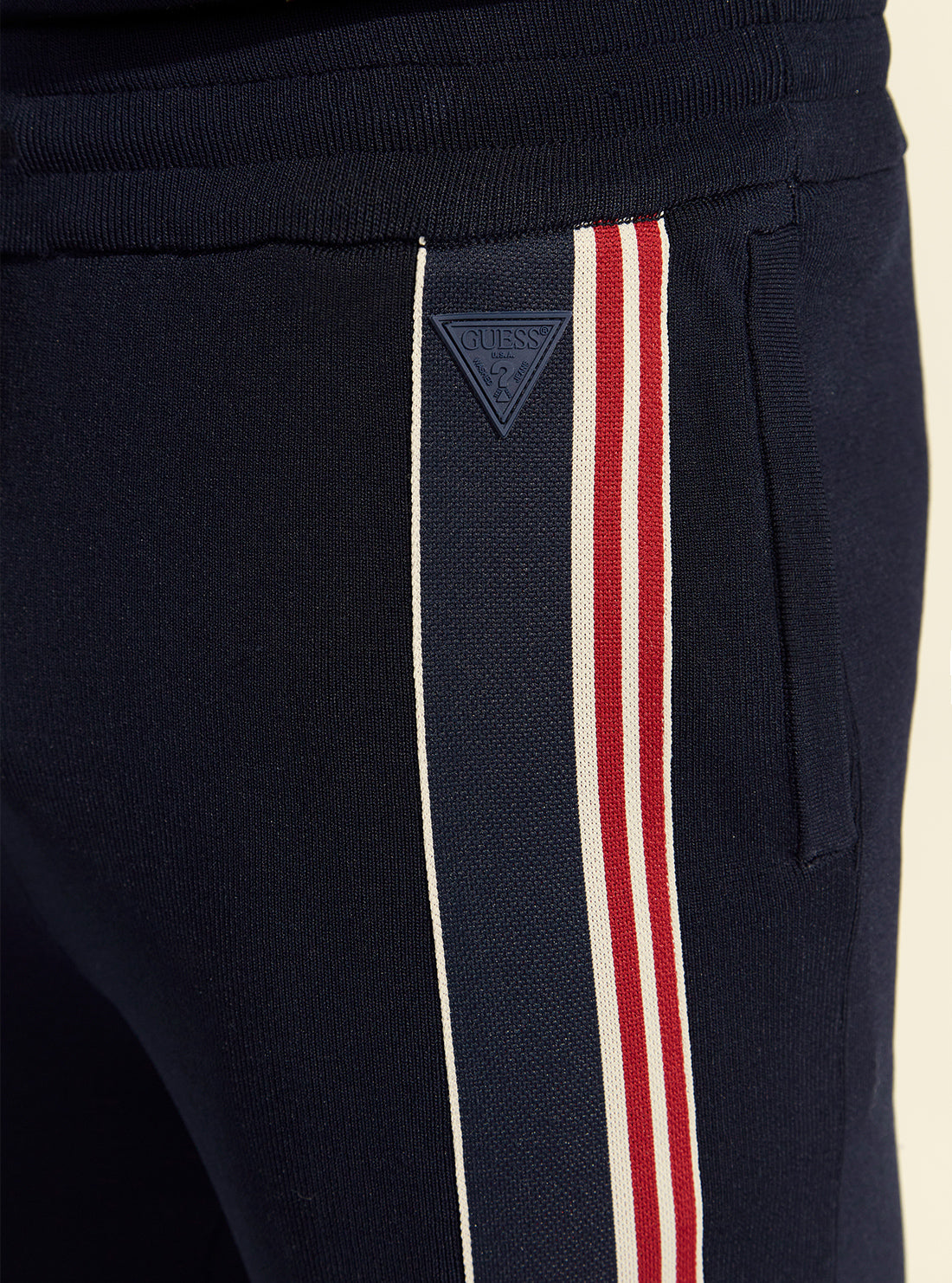 GUESS Mens  Blue Anthony Tech Active Trackpants Z2RB10ZZ04U Detail View