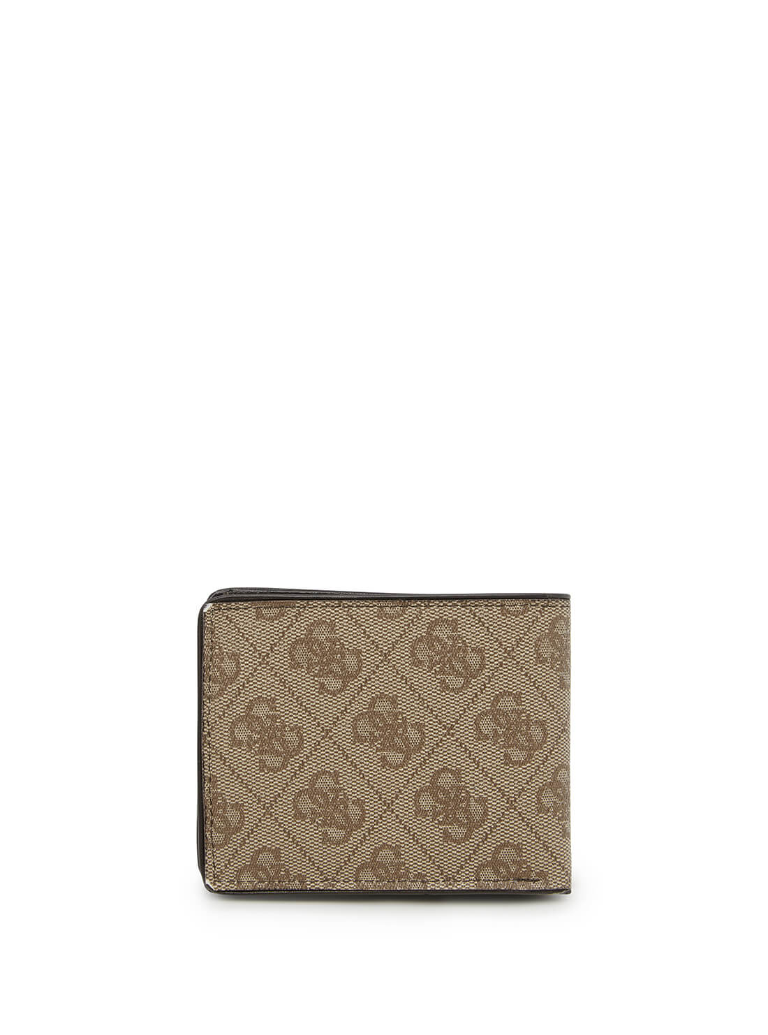 GUESS Men's Brown Quattro G Slimfold Wallet 31GUE13217 Back View