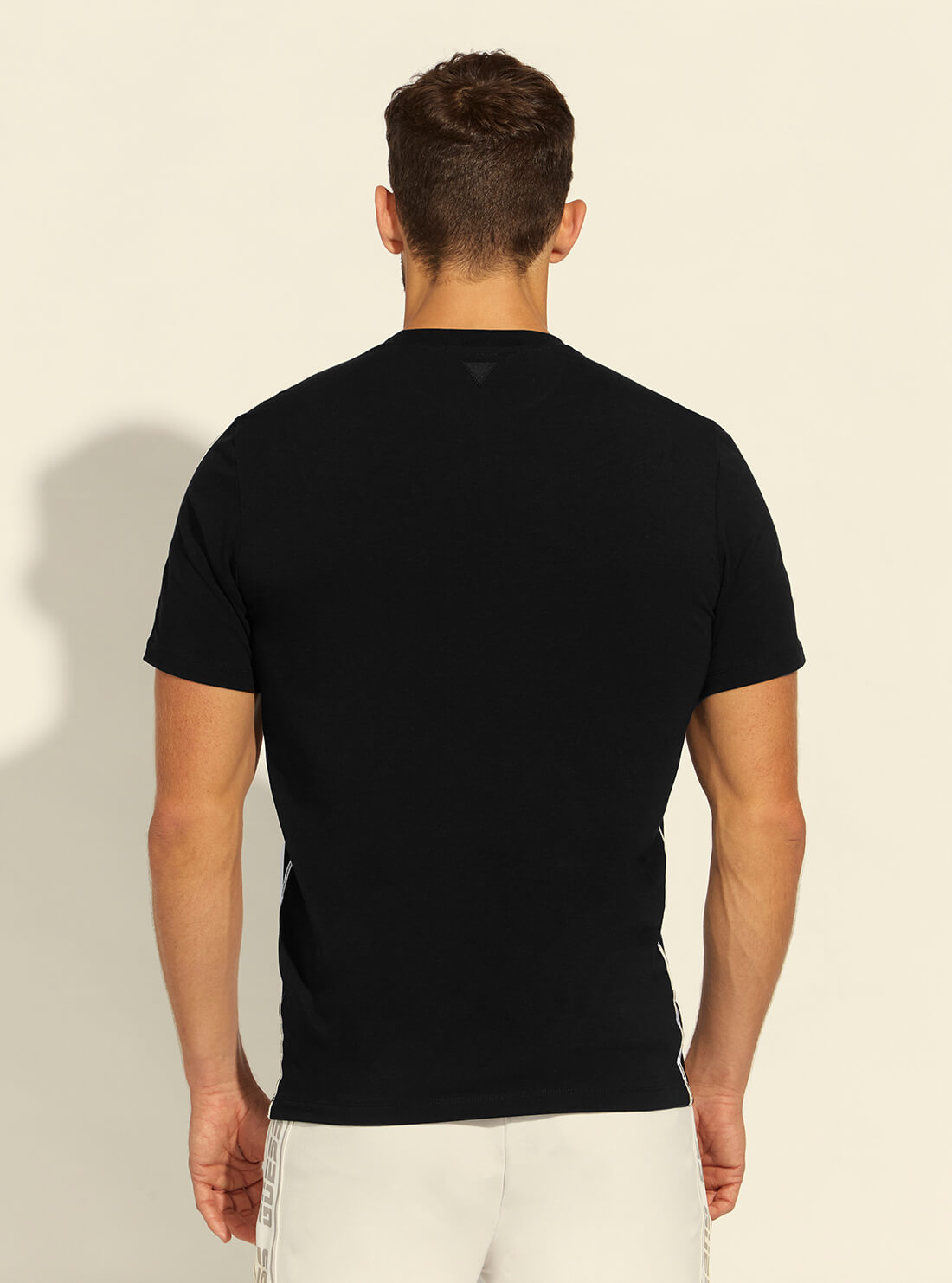 GUESS Mens  Eco Black Curtis Active T-Shirt Z2RI04KAYN2 Back View