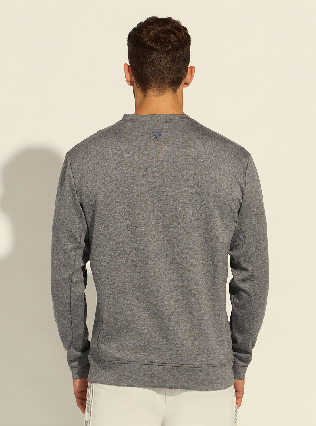 GUESS Mens  Eco Grey Stephen Active Jumper Z2RQ04KAYO2 Back View
