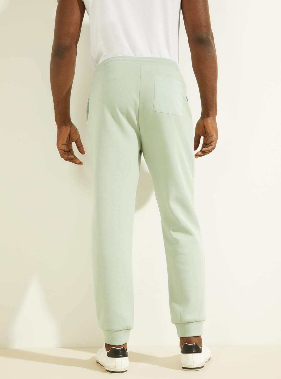 GUESS Mens  Eco Green Christopher Active Trackpants Z2RB02KA3P1 Back View