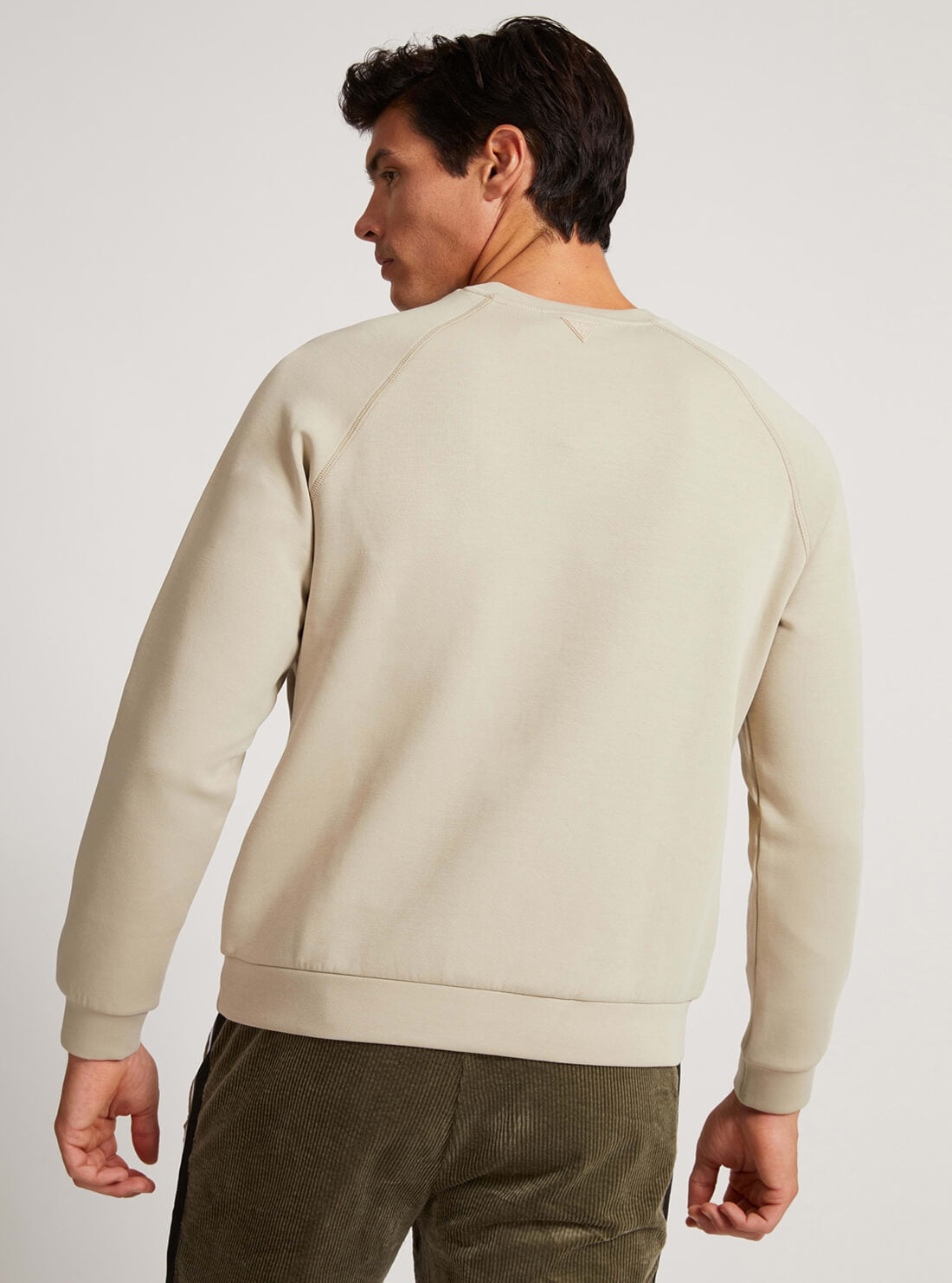 GUESS Mens Impact Grey Abbot Active Jumper U1YA22FL03P Back View