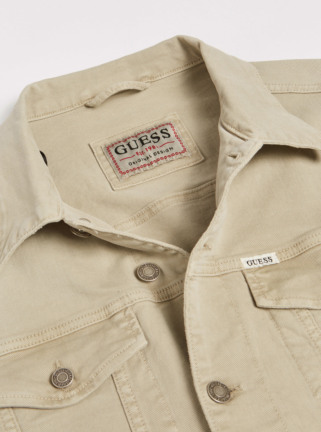 GUESS Mens Impact Grey Dillon Jacket M2RXN1WECW1 Detail View