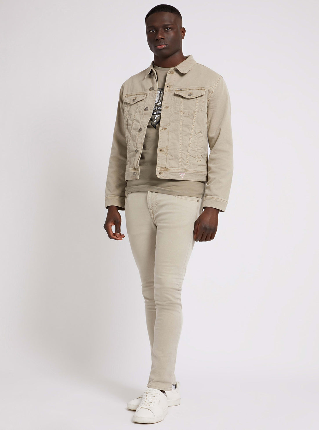 GUESS Mens Impact Grey Dillon Jacket M2RXN1WECW1 Full View