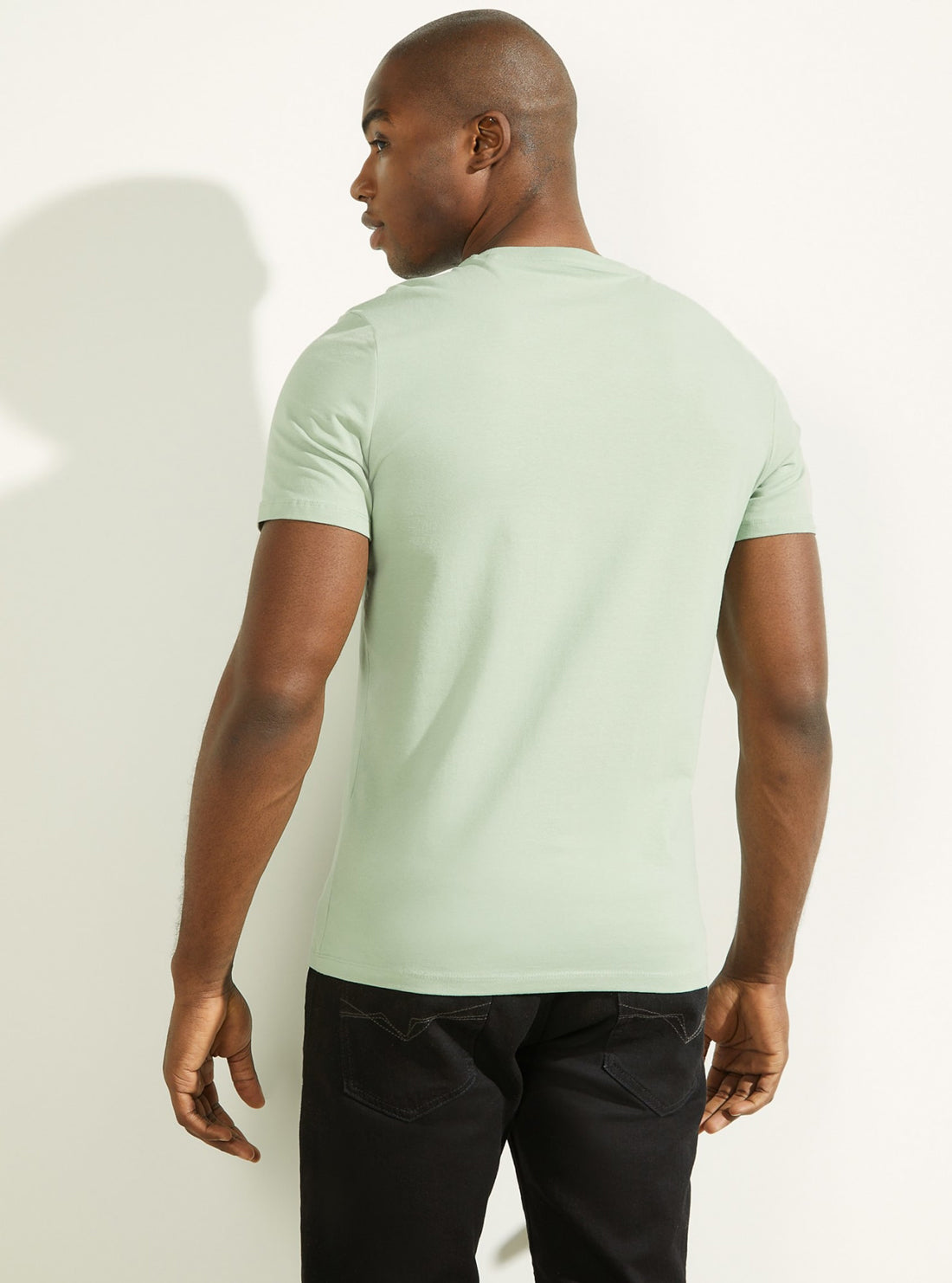 GUESS Mens Eco Matcha Green Magick Logo T-shirt M2RI17J1311 Full View