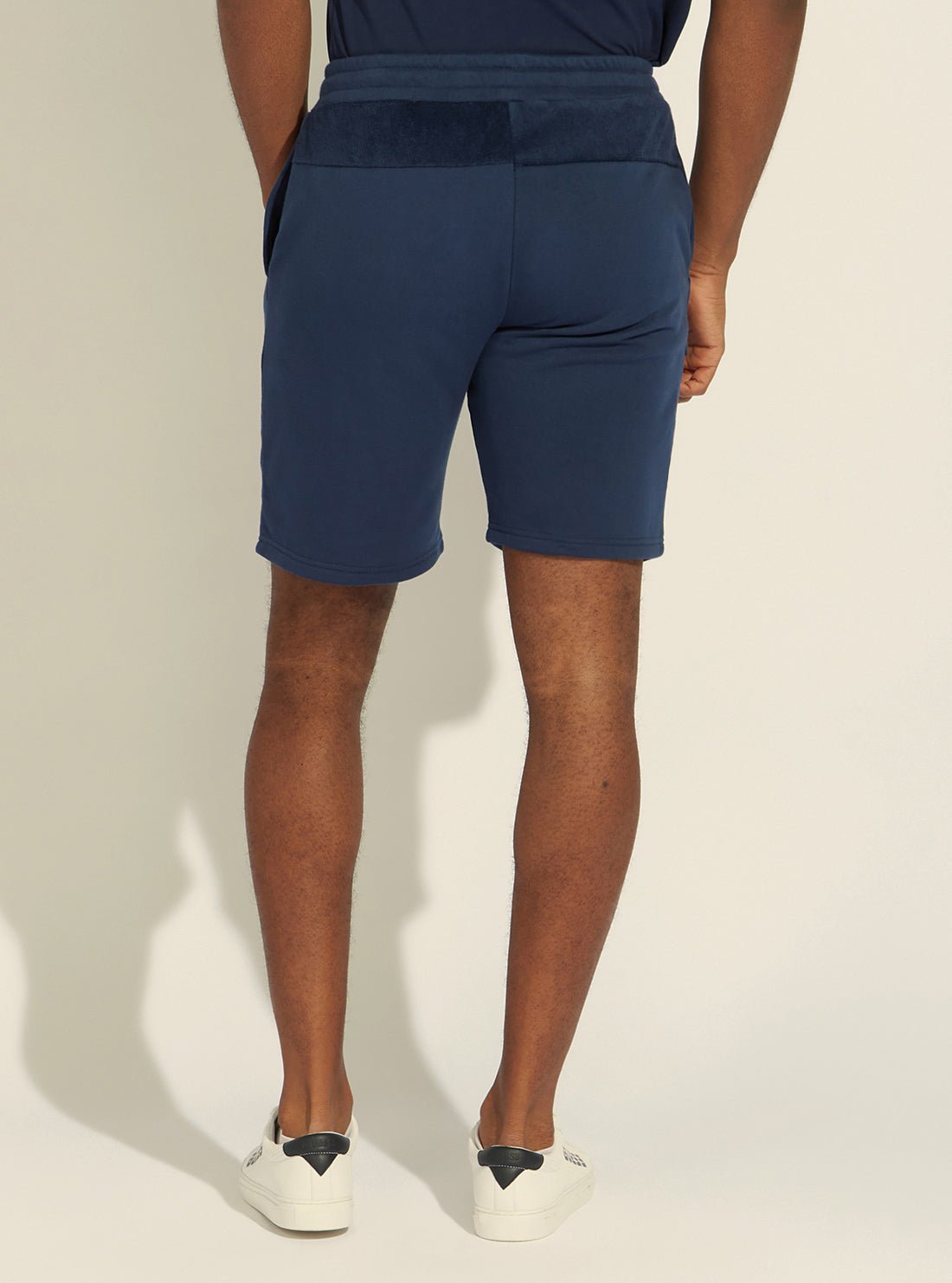 GUESS Mens Silk Blue Mitchell Active Shorts Z2GD03SG00O Back View