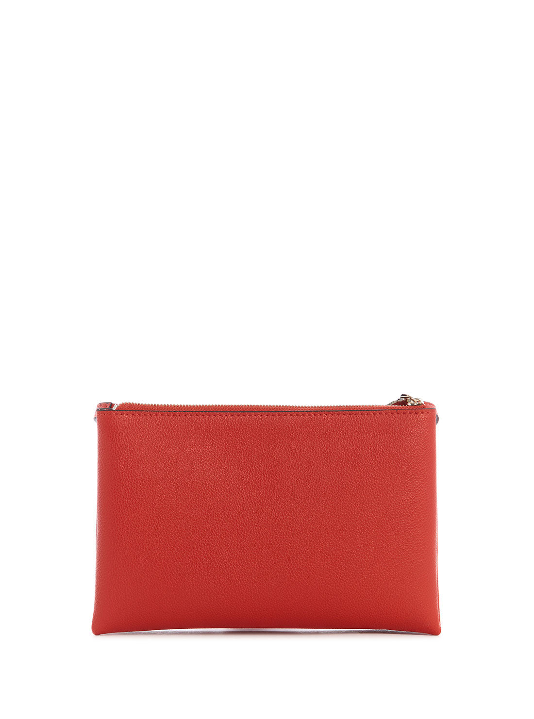 GUESS Womens Rust Red Naya Double Zip Crossbody Bag VG788170 Back  View