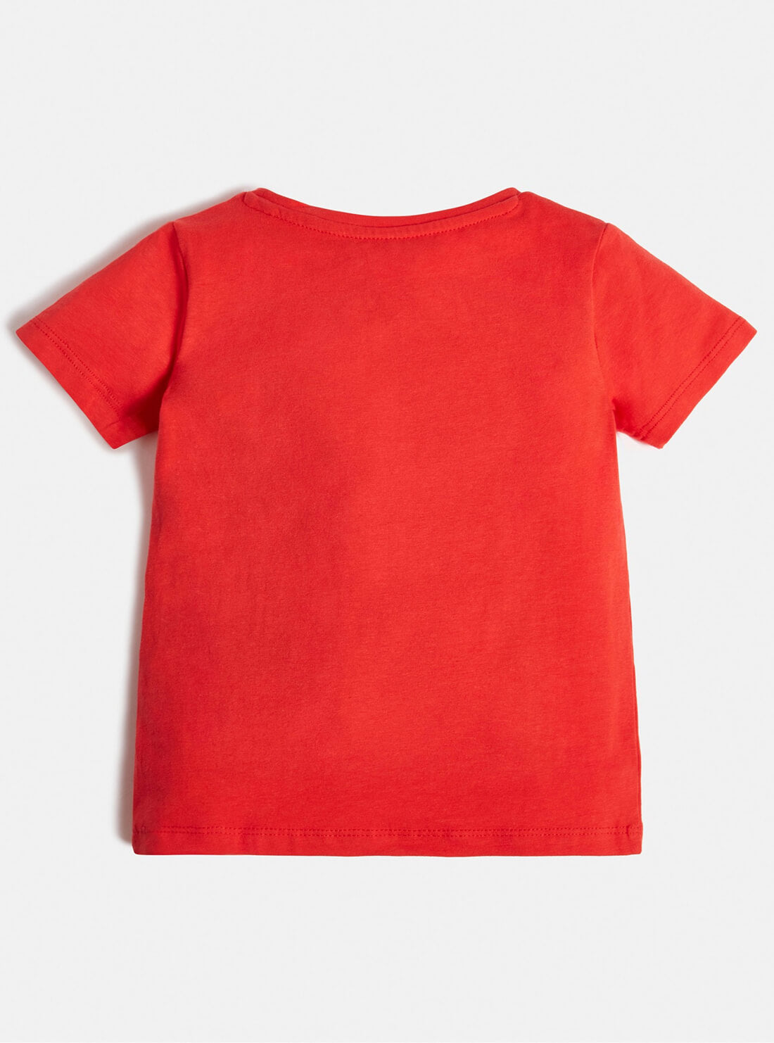 GUESS Necessary Red Girls Diamond Heart T-Shirt (2-7) Back View