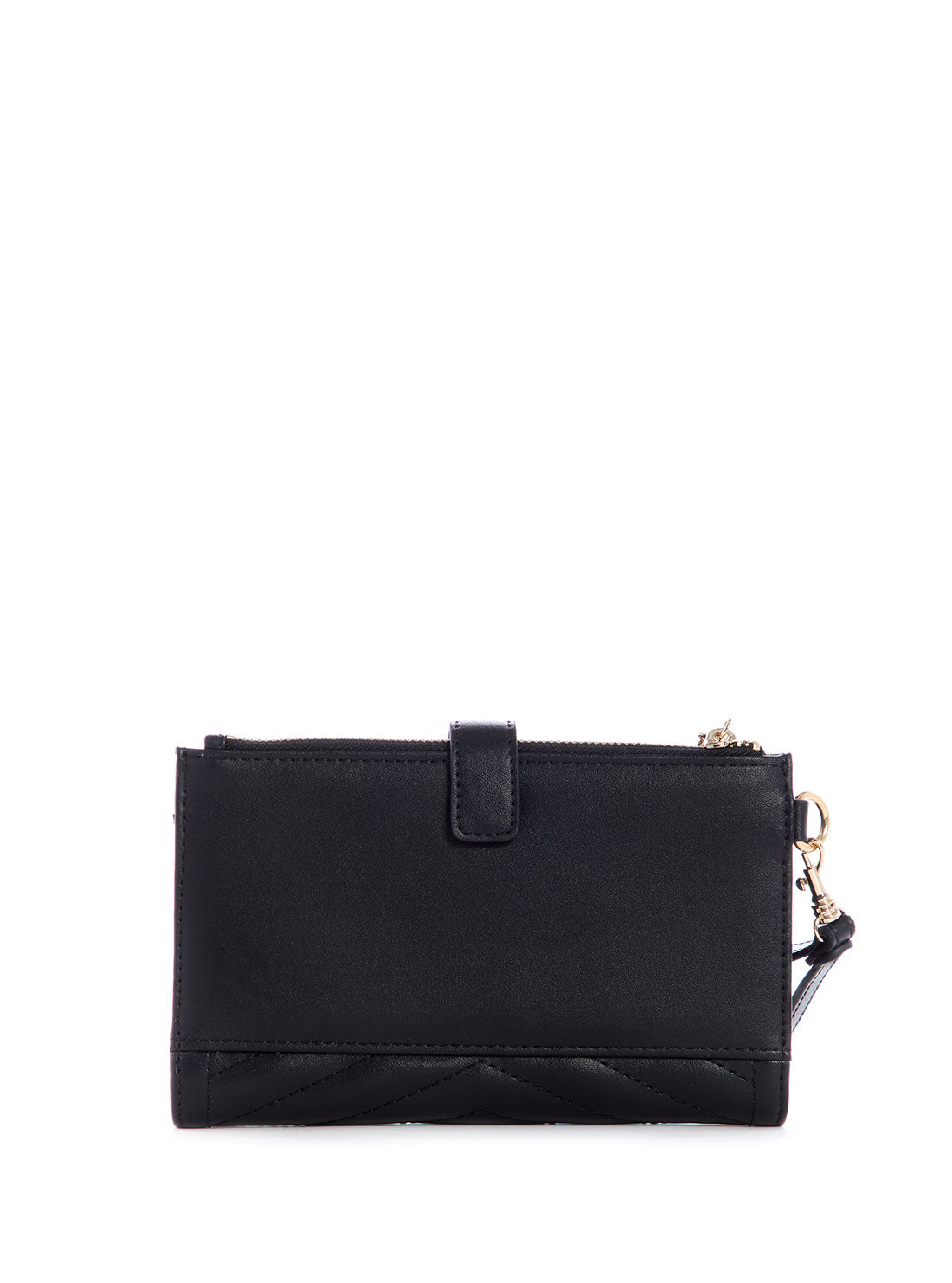 GUESS Womens Black Noelle Check Organiser Wallet LG787957 Back View