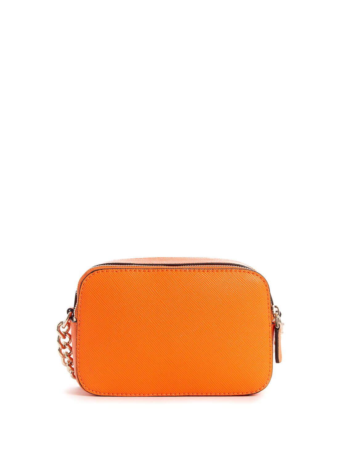 GUESS Womens  Orange Noelle Crossbody Camera Bag ZG787914 Back View