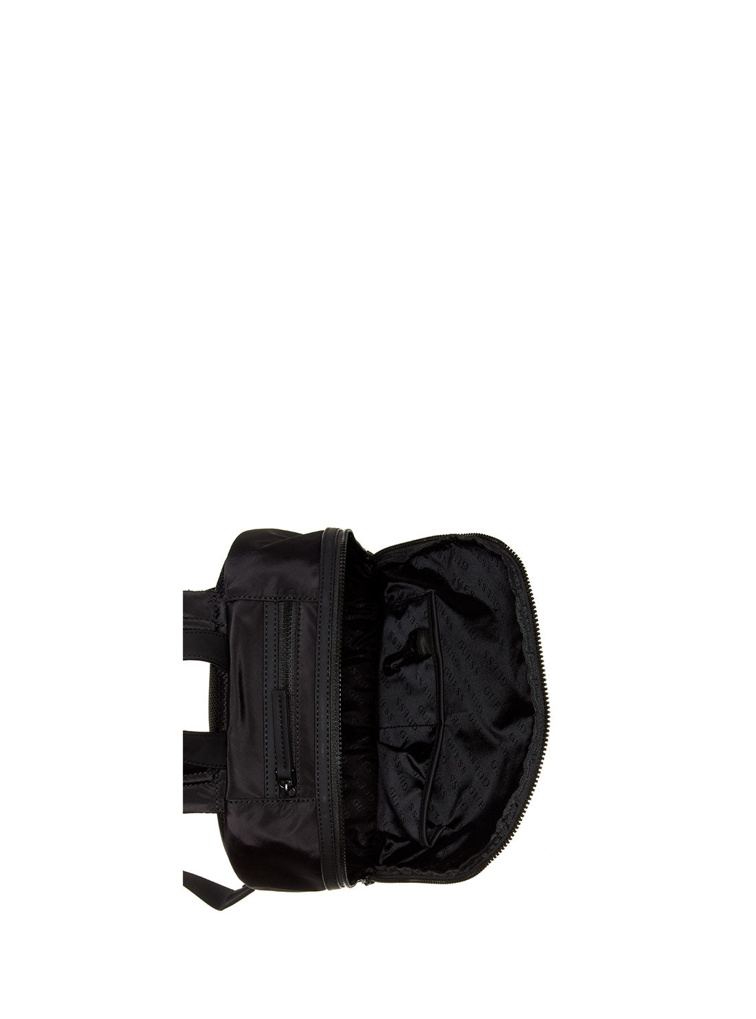 GUESS Mens GUESS Originals Black Backpack WR703198 Inside View