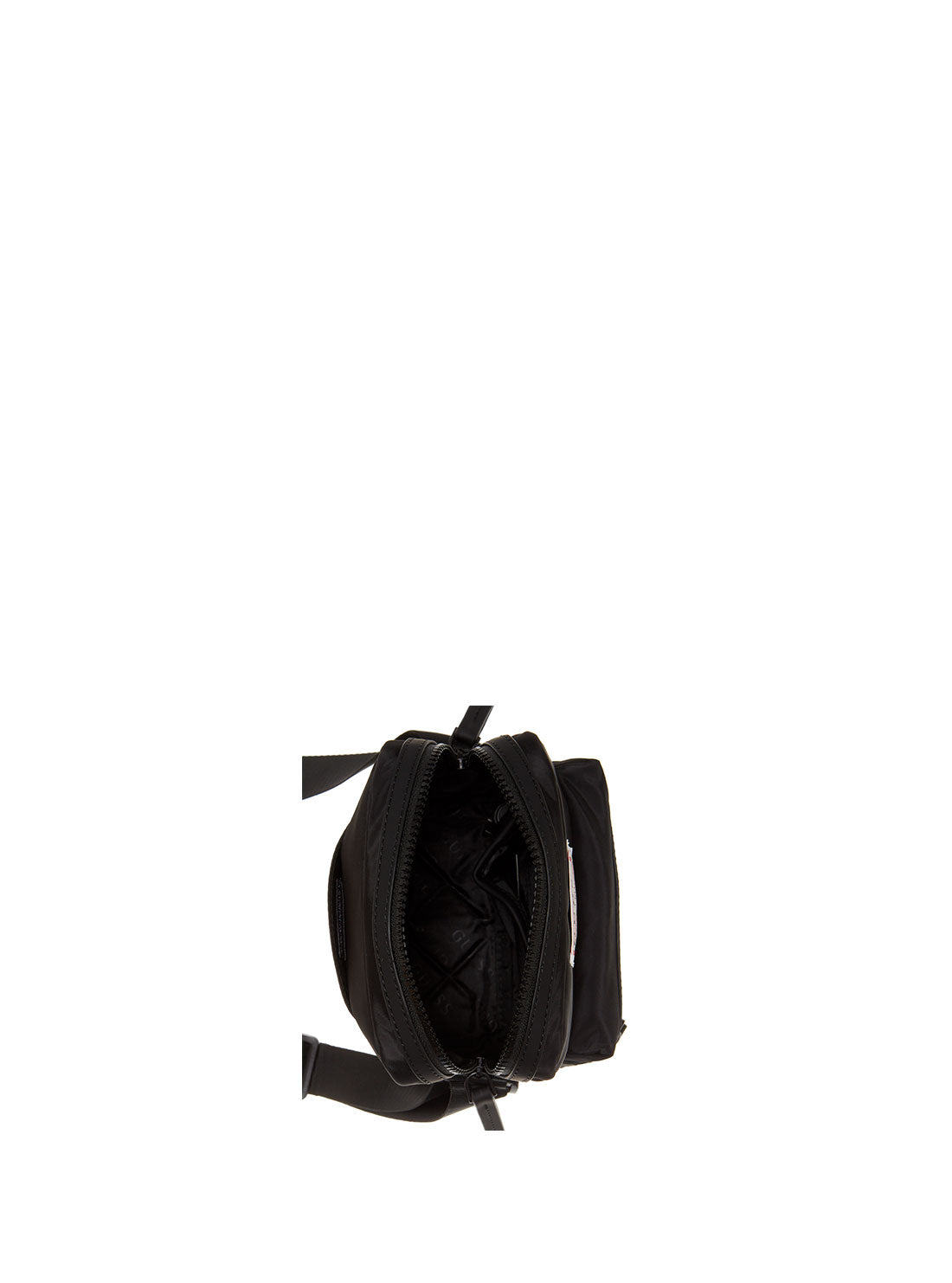 GUESS Mens GUESS Originals Black Camera Bag WR703191 Inside View
