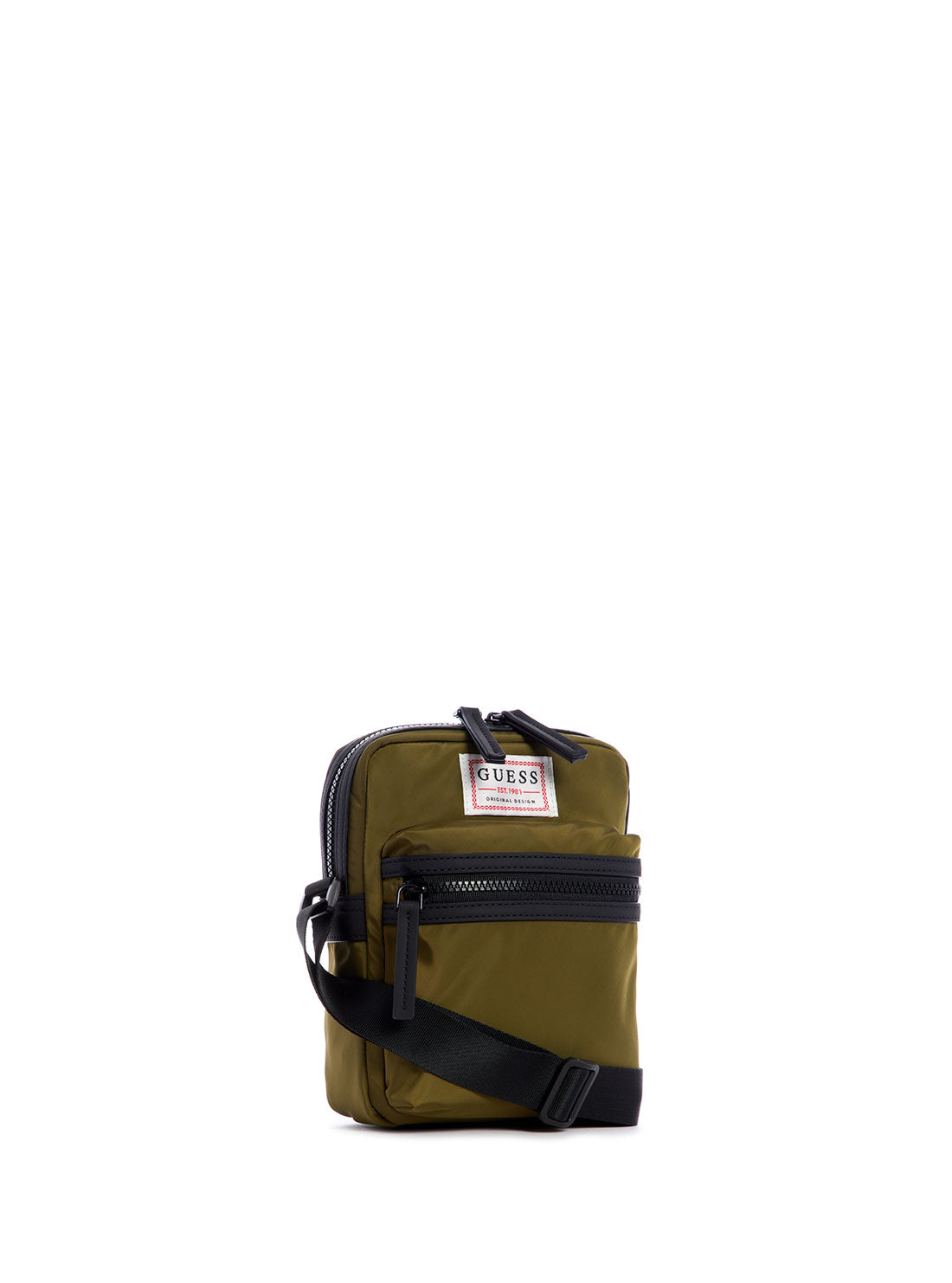 GUESS Mens GUESS Originals Olive Camera Bag WR703191 Side View