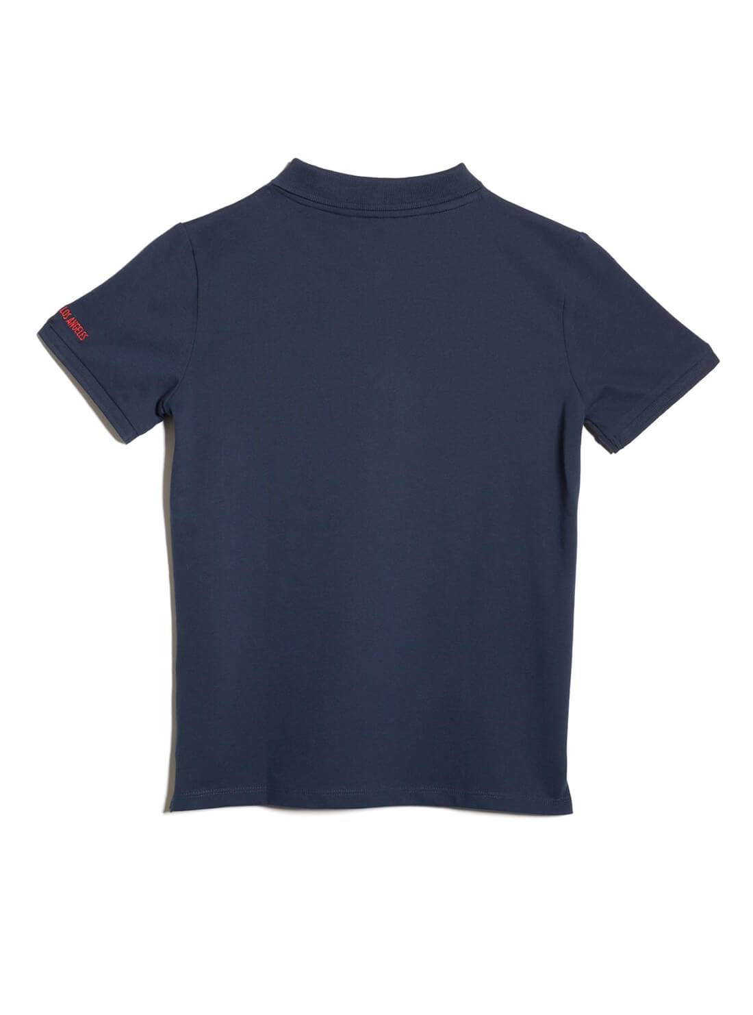 GUESS Kids Big Boy Blue Navy Polo Logo T-Shirt (7-16) L71P21K5DS0 Back View