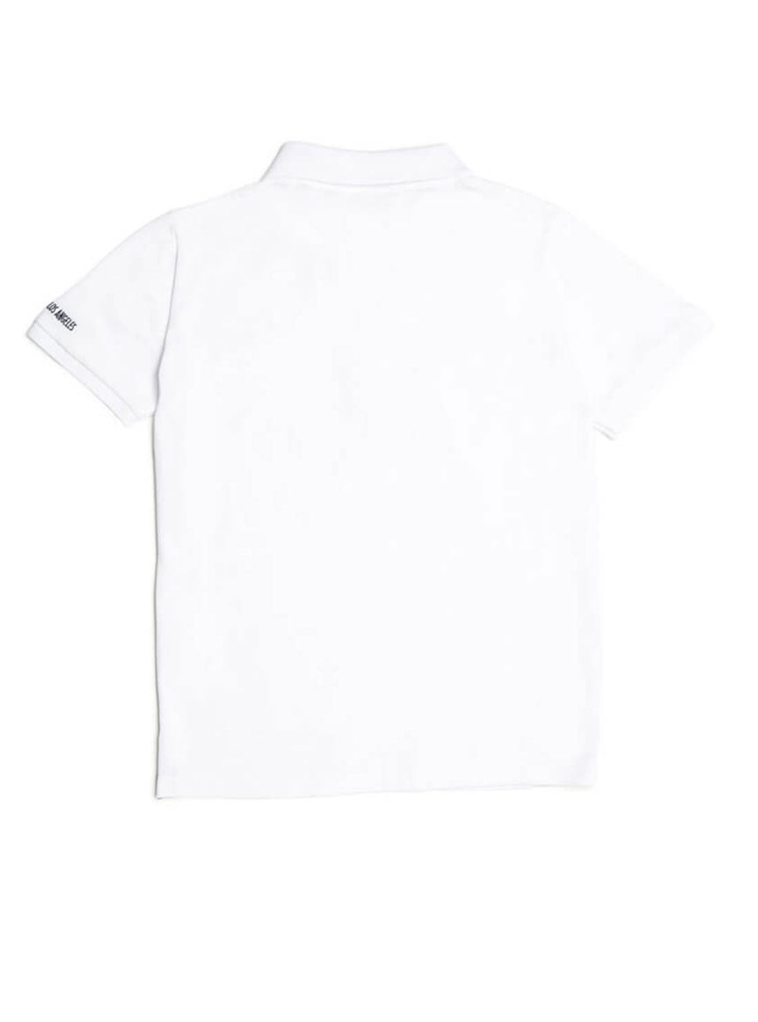 GUESS Kids Big Boy White Polo Logo T-Shirt (7-16) L71P21K5DS0 Back View