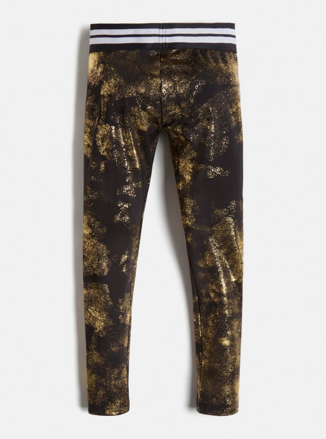 GUESS Big Girls Gold Foil Printed Active Leggings (7-16) J1BB02MC01P Back View