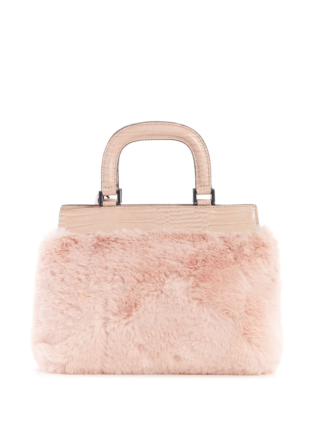 GUESS Womens Pink Katey Luxe Satchel FR838328 Back View