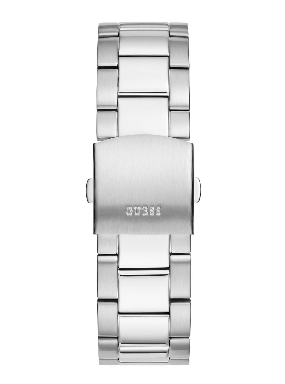    GUESS Mens Silver Trophy Watch GW0390G1 Back View