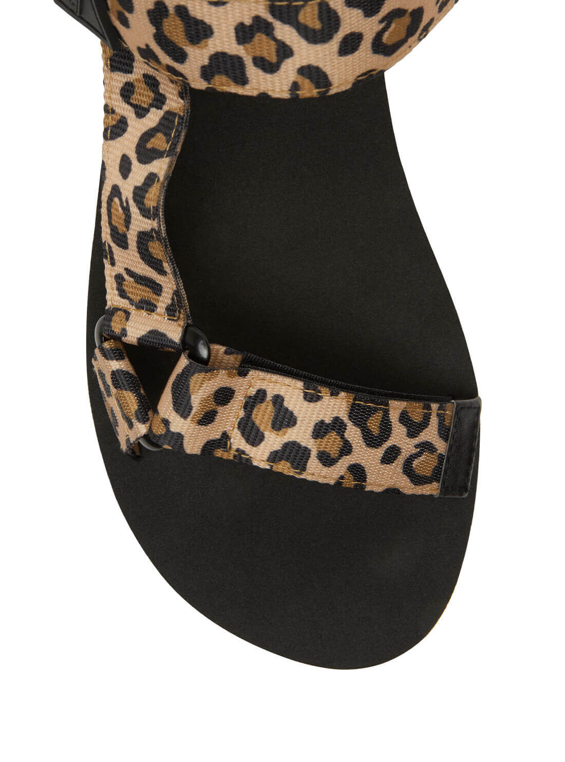 GUESS Womens  Leopard Print Platform Avin Sandals AVIN2-A Top View