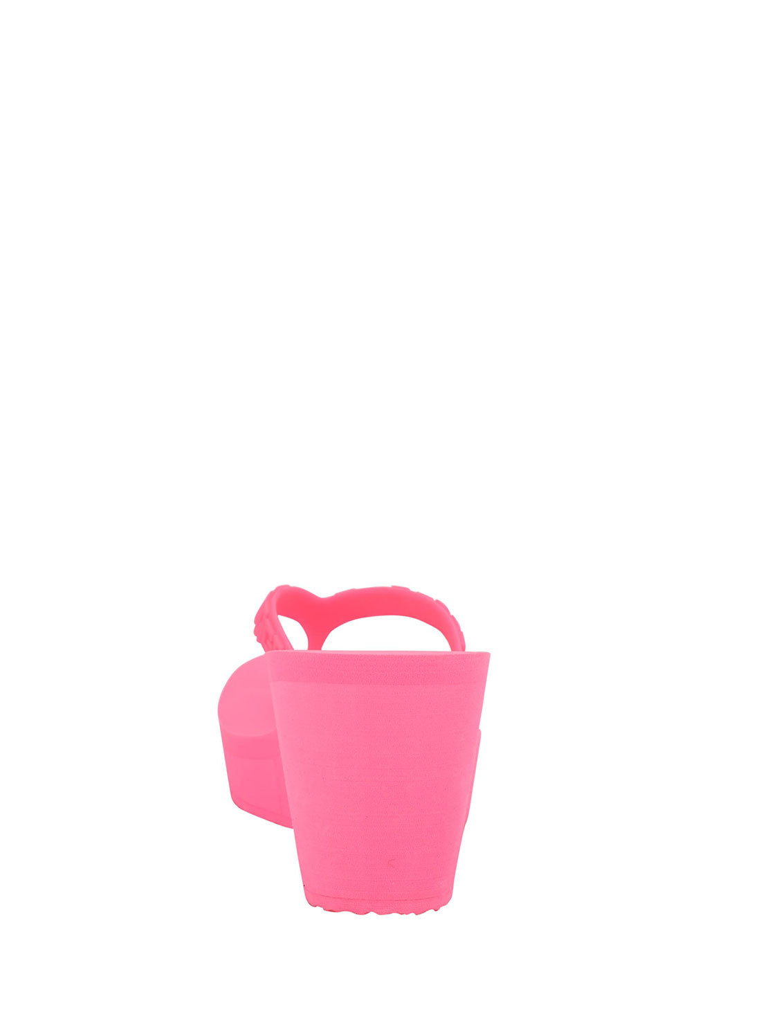 GUESS Womens Pink Surri Debossed Logo Platform Heels SURRI Back View