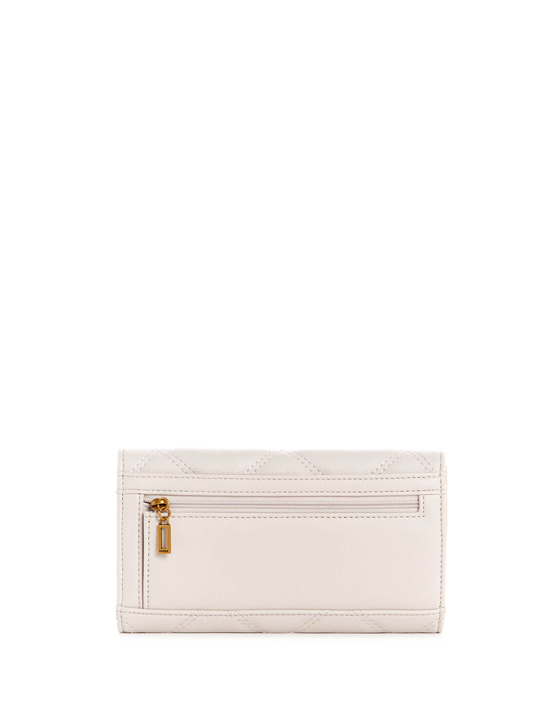 GUESS Womens White Multi Katey Multi Clutch QB787066 Back View