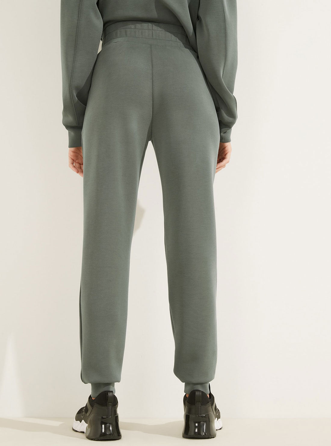 GUESS Womens  Eco Ash Green Effie Active Trackpants  V2GB07KAYM2 Back View