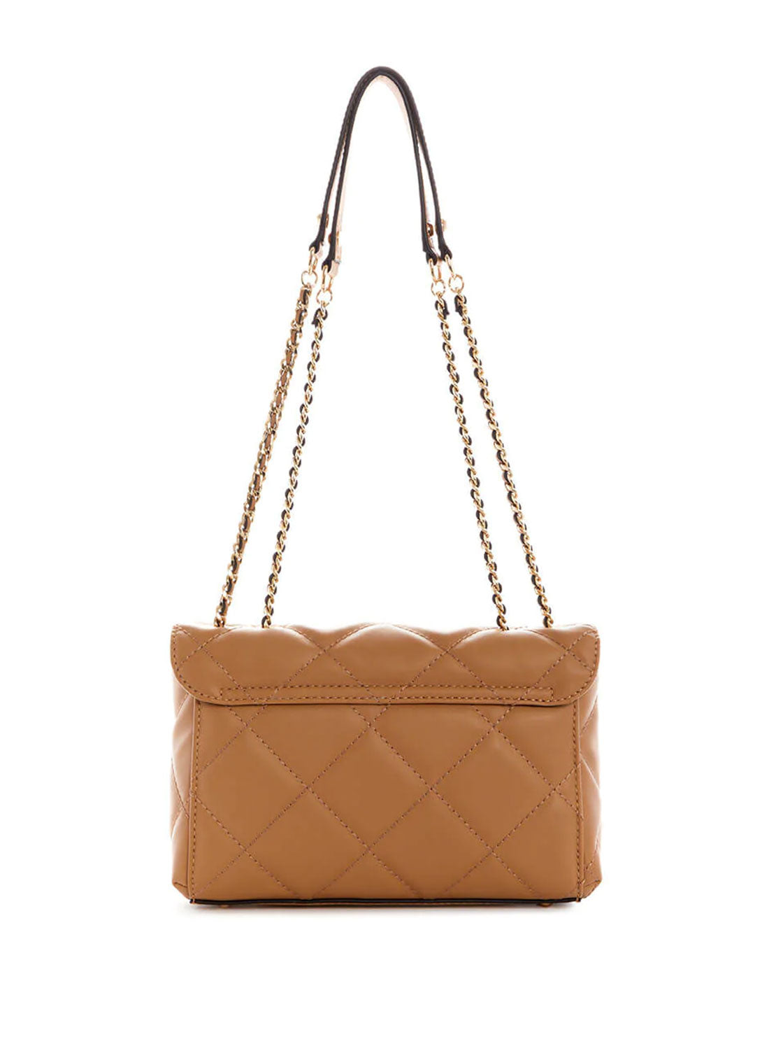 GUESS Womens Beige Cessily Convertible Crossbody Bag QG767921 Back View