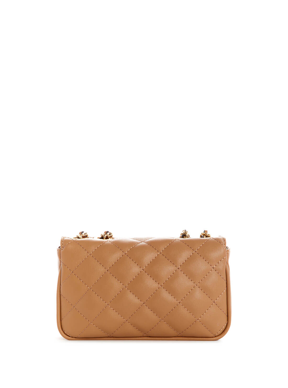 GUESS Womens Beige Cessily Micro Mini Crossbody Bag QG767978 Back View