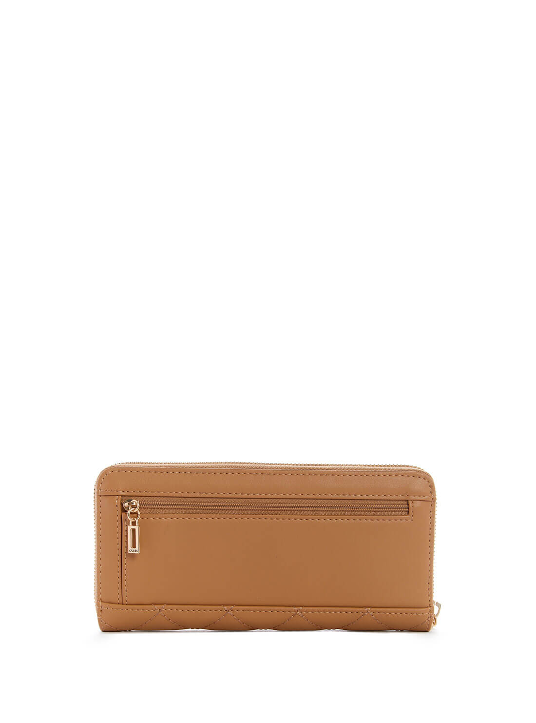GUESS Womens Beige Cessily Quilted Large Wallet QG767946 Back View