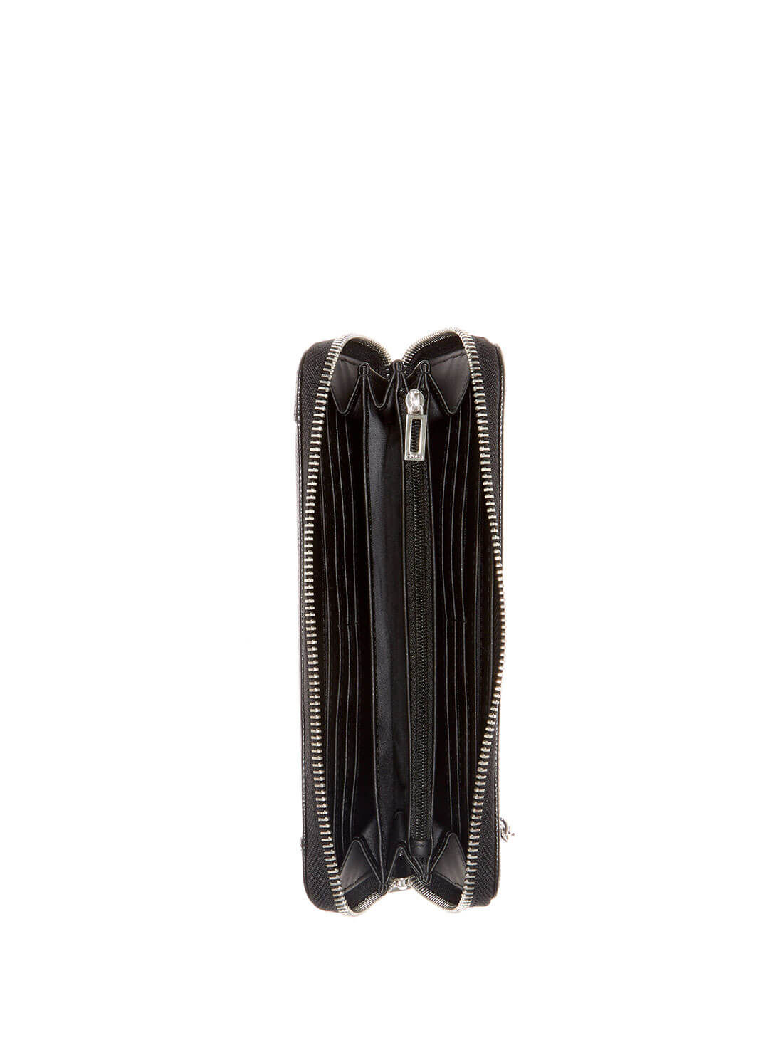 GUESS Womens Black Cessily Large Wallet QB767946 Inside View