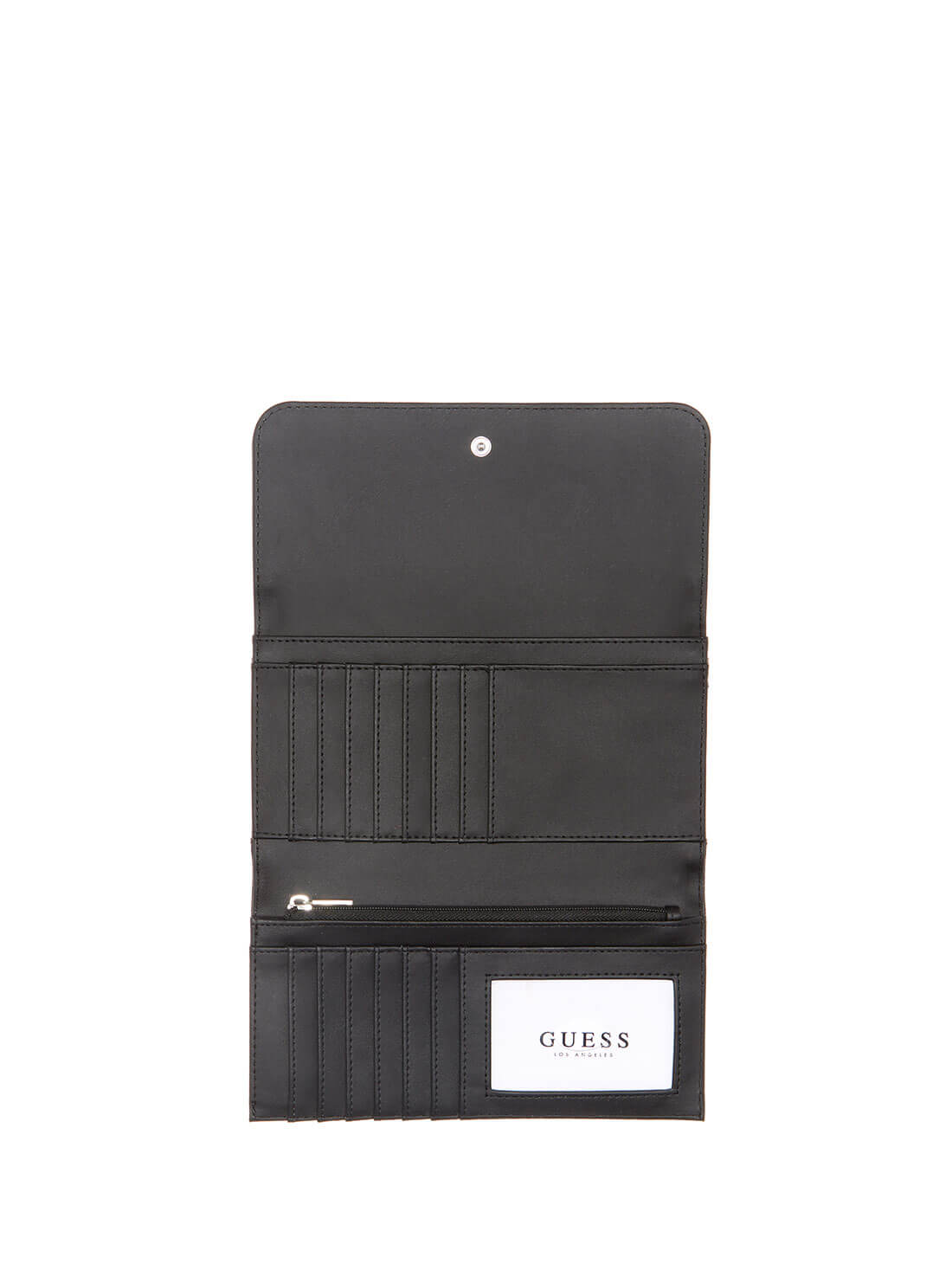 GUESS Womens Black Cessily Multi Clutch QB767966 Inside View