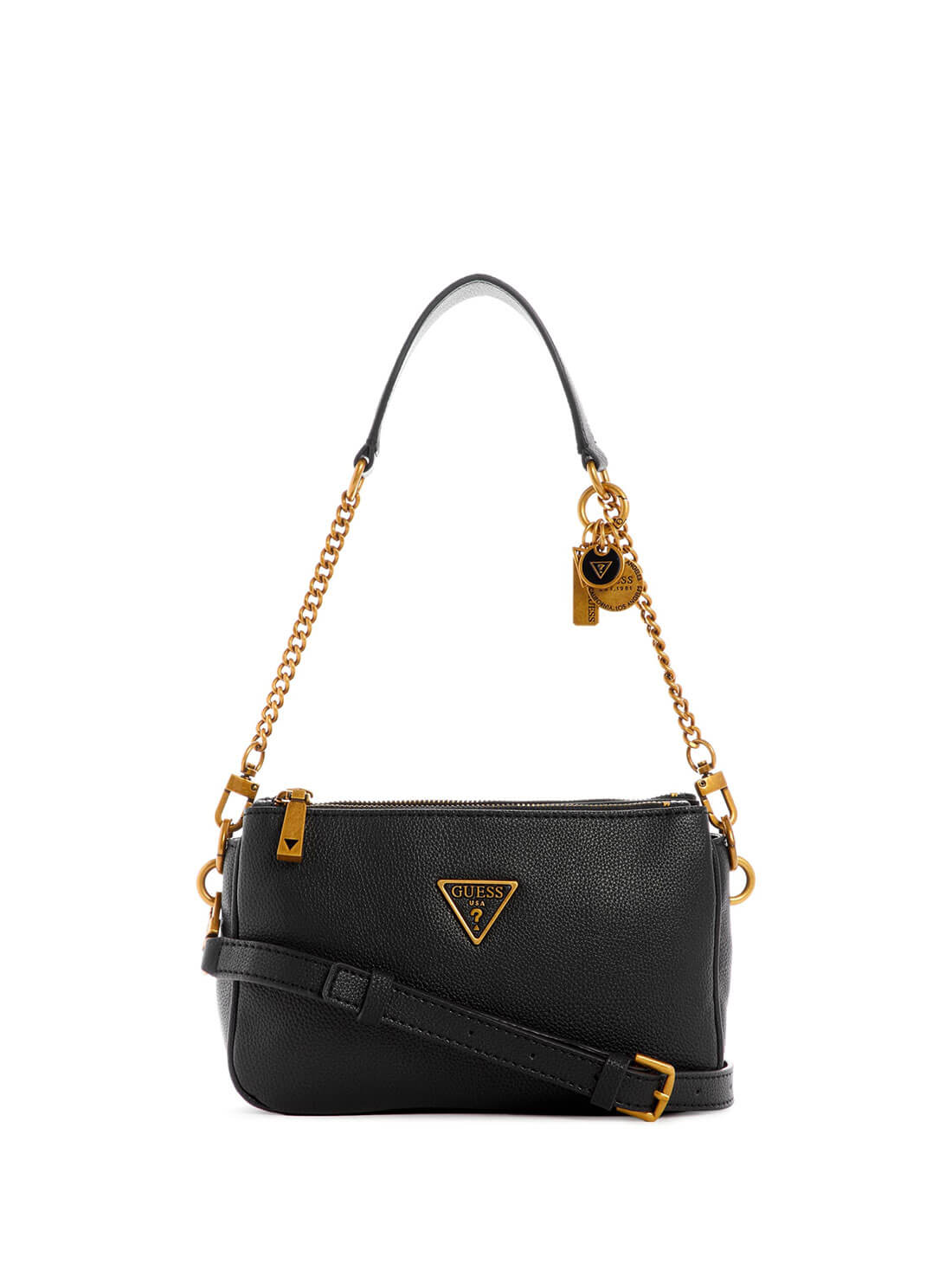 GUESS Womens  Brown Destiny Crossbody Shoulder Bag VB787818 Front View