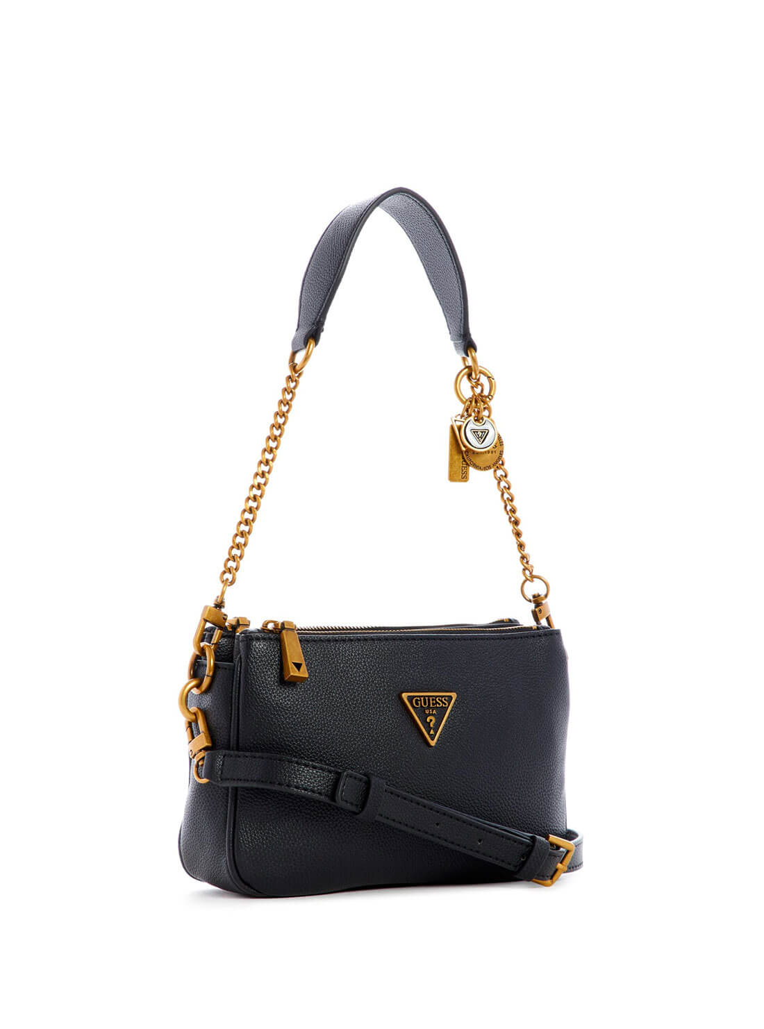 GUESS Womens  Brown Destiny Crossbody Shoulder Bag VB787818 Front Side View